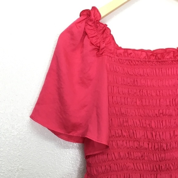 NWT Ann Taylor Ruched Flowy Sleeve Blouse - Picture 3 of 5